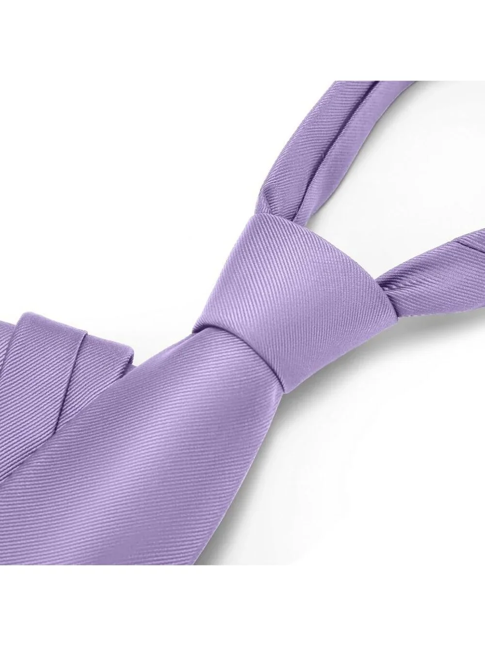 Men's Lavender Lilac Twill Diagonal Textured Formal Necktie For Business Dress
